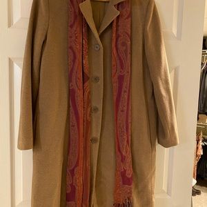 Linda Richards herringbone dress coat size 6